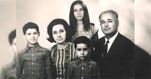 شیدرخ امیرکیا همراه با خانواده