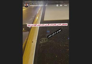 روایت محمد نادری بازیگر از تیراندازی نیروهای امنیتی به خودروها در تهران