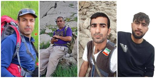 Vahid Chavaran, Naser Rezaei, Mohammad Hossein Haseli and Bakhtiar Mohammadzadeh resorted to sewing their lips shut to protest their dire conditions of detention