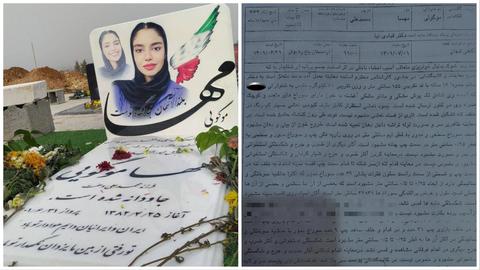 گواهی پزشکی قانونی: مهسا موگویی با ۷۹ گلوله تیرباران شد