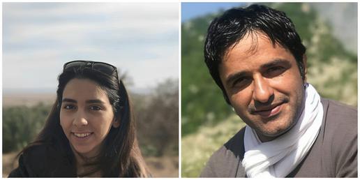 Two students from Allameh Tabatabai University in Teheran, Zia Nabawi and Hasti Amiri, have had their one-year prison sentences upheld in an appeals court