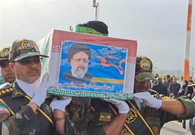 مرگ ابراهیم رئیسی؛ آغاز مراسم تشییع جنازه رییس دولت در خراسان جنوبی