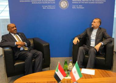 Iranian, Sudanese FMs Discuss "Resumption of Ties" after Seven-Year Hiatus