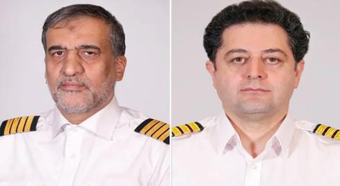 Ex-IRGC officer and aviation industry boss Gholamreza Ghasemi, left, and his co-pilot were among the Iranians detained by Argentina after covertly flying over the country