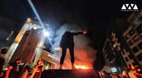 گزارش تصویری؛ اعتراضات سراسری در تهران