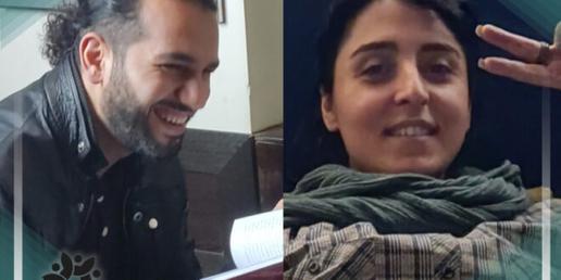 Iranian Police Arrested Journalists Saba Sherdoost and Milad Fadaee-Asl