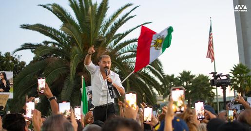 گزارش تصویری از تجمع ایرانیان در لس آنجلس