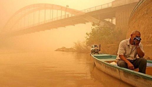 تصاویر آخرالزمانی؛ خوزستان بدون آب و مدفون زیر خاک