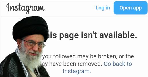 Khamenei’s Instagram, Facebook Accounts Removed