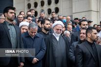 مراسم تشییع قضات کشته شده دیوان عالی کشور