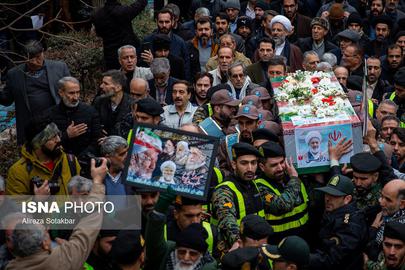 مراسم تشییع قضات کشته شده دیوان عالی کشور
