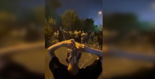 Demonstrations continued in cities across Iran on Saturday night