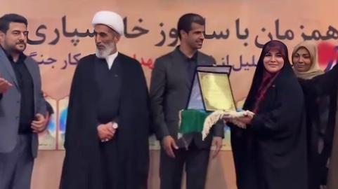 Sahar Emami, who continued broadcasting during an Israeli attack on Iran’s state television building, has received multiple "honors."
