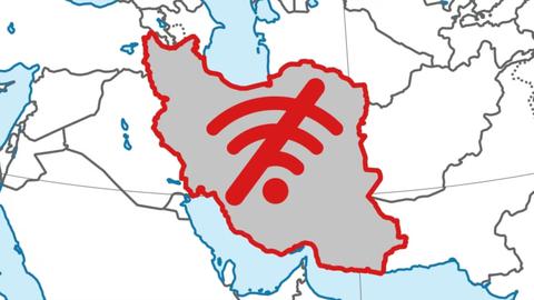اختلال شدید و قطعی کامل اینترنت برای ساعاتی در ایران