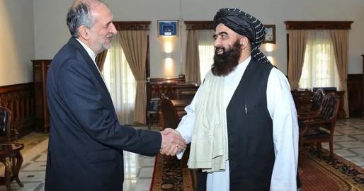 The Iranian ambassador meets with the Taliban's interim foreign minister