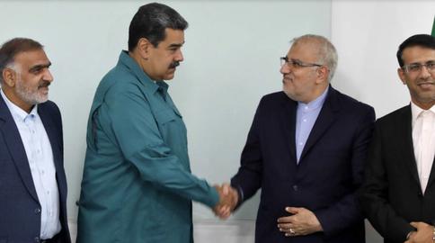 Minister Javad Oji and a delegation from Iran met with Venezuelan premier Nicolas Maduro amongst others during a tour of friendly parts of the continent last week