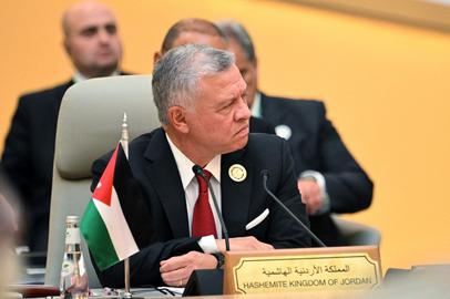 King Abdullah II said Iran-backed militias based in Syria had been involved in armed clashes with the Jordanian military