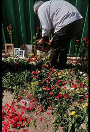Reports from social media indicate that police blocked access to the site, preventing families from reaching the graves of their loved ones