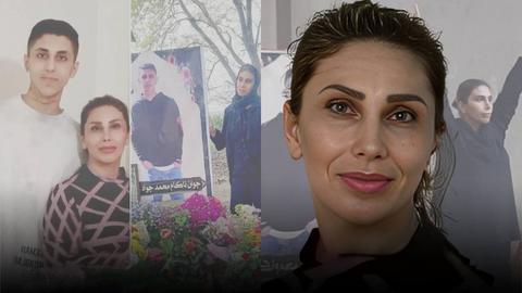 Yazdani was sentenced to a total of 13 years in prison on charges of "insulting religious figures" and "insulting the Supreme Leader of the Islamic Republic" for comments she made on social media over the killing of her son by government forces