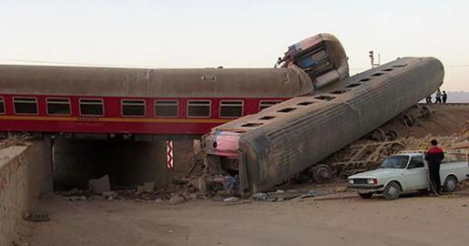 At Least 17 Killed After Train Derails in Eastern Iran