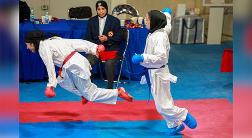 رقابت دختران کاراته‌کار برای رسیدن به اردوی تیم ملی