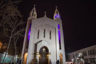 کلیسای سرکیس مقدس از معروف‌ترین آثار معماری اوژن آفتاندلیانس است که در تقاطع خیابان «کریم‌خان» و «نجات‌الهی» (ویلا) قرار دارد.