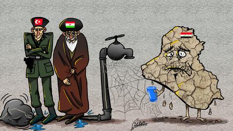 إيران وتركيا تستبيحان مياه العراق