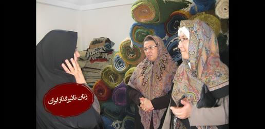 Zoleykha Adeli actively supports carpet production workshops affiliated with the cooperative she created