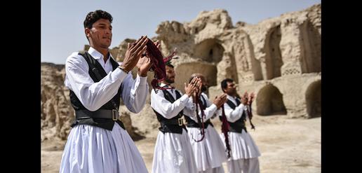 Nowruz traditional sword dance in Sistan & Baluchestan