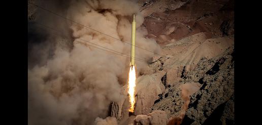 Guards Launch Ballistic Missiles 