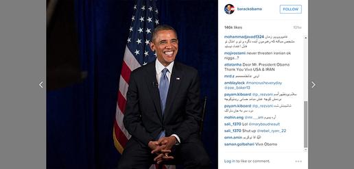 Iran’s Instagram Trolls Attack Obama's Account