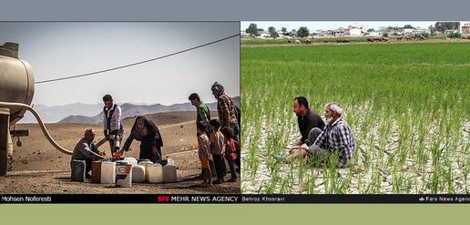 هفت میلیون روستایی بی‌آب، شهرنشینان در انتظار