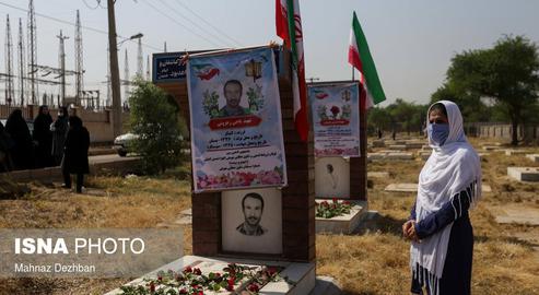 Mandaean Iranians killed in the Iran-Iraq war are buried separately from their Muslim compatriots