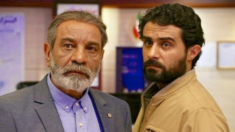 Vahid Rahbani (right) and Dariush Farhang play intelligence agents in the television series Gando