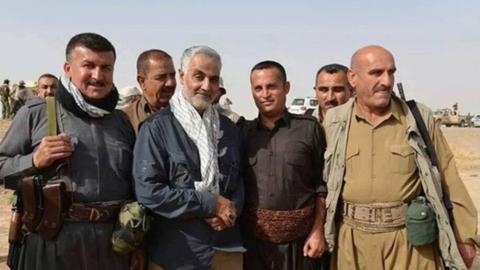 General Ghasem Soleimani commands the Revolutionary Guards’ expeditionary Quds Force