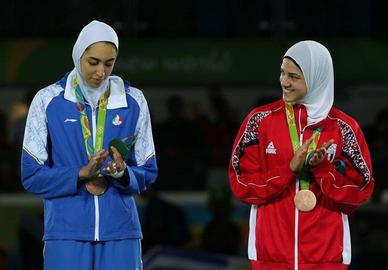 کیمیا علیزاده بالاتر از «هدایا ملک» قهرمان مصری در رقابت های جهانی سال 2015