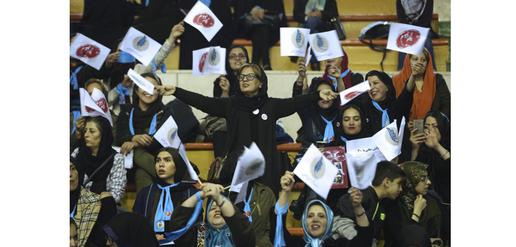 Women in a campaign rally of Reformists in Tehran