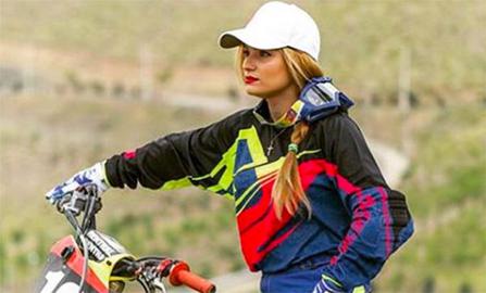Victory for Iran's Most Famous Female Motorcyclist