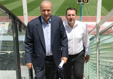 Mehdi Taj, former head of Iran’s football federation, signed a shady contract with Mark Wilmots at the Iranian embassy in Brussels