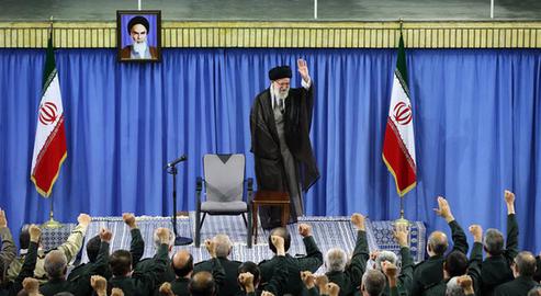 The Supreme Leader is the commander in chief of the Armed Forces, which includes the IRGC (according to Article 110 of the Constitution).