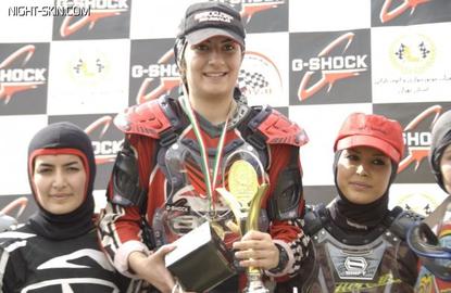 In 2009, Noora Naraghi won the Iranian Women's Motocross Championship