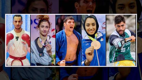 سهم بزرگ ایران در تیم پناهندگان المپیک؛ ۵ ایرانی زیر پرچم سفید