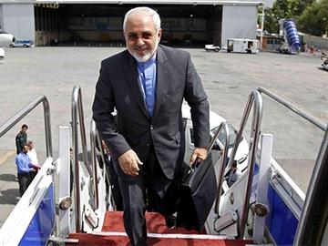 Foreign Minister Zarif as he leaves for his Africa trip