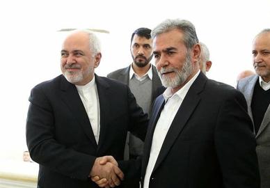 Zarif met with Secretary General of the Palestinian Islamic Jihad resistance movement Ziad al-Nakhala in Tehran in December 2018