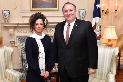 Iranian journalist and human rights activist Masih Alinejad met with US Secretary of State Mike Pompeo on Tuesday, February 5