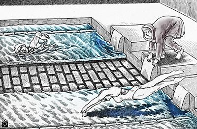 شنا بانوان با حجاب