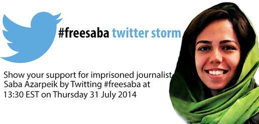 #Freesaba: Join the Twitter Storm To Free Saba Azarpeik