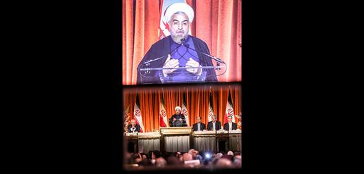 Rouhani meets some Iranians living in the US