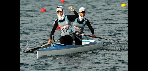 Female Kayak Championship Finishes