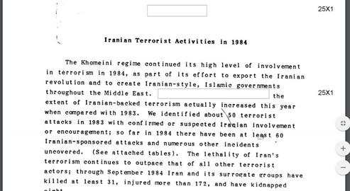 صدها سند و مدرک شامل گزارش‌های طبقه‌بندی شده سابق سازمان سیا در مورد فعالیت‌های حزب‌الله به صورت آنلاین در دسترس است.